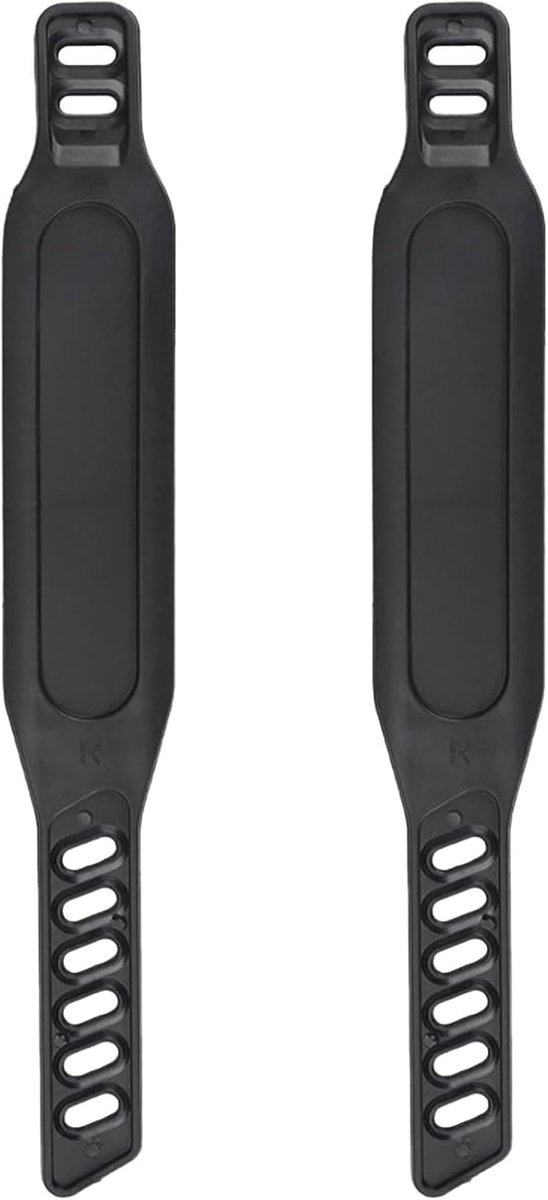 Hometrainer Pedaalriemen - Fiets Pedaalbanden - Intensief Trainen - Verstelbare Pasvorm - 12 cm - Zwart