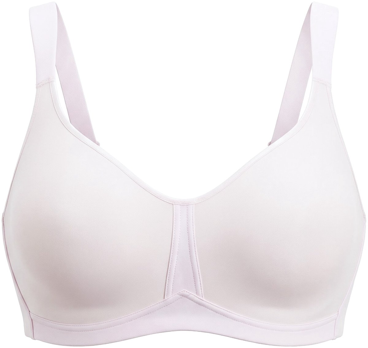 Ulla Popken Dames - Beha spacer-cups zonder beugel microvezel - Roos