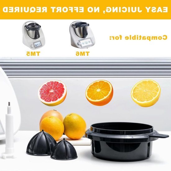 Citrus Juicer Accessoires Geschikt voor Alle Citrusvruchten - Perfect voor TM6 en TM5 Mixers - Verhoog je Sapervaring met Kwaliteitsmaterialen — afbeelding 3
