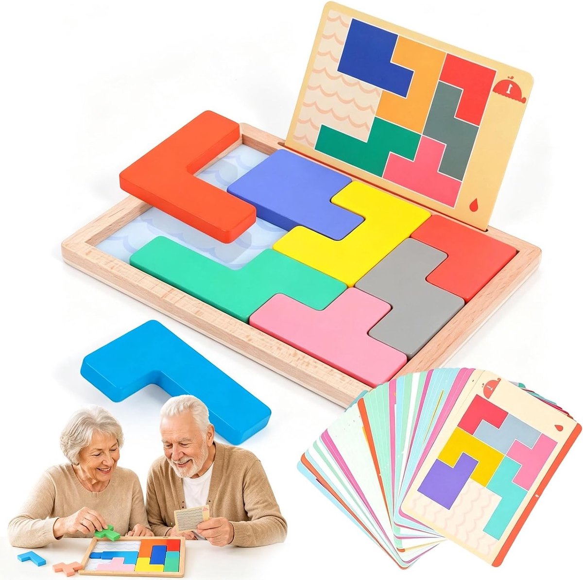 Dementiespellen voor senioren - Geheugentraining, hersentraining en cognitieve spellen voor ouderen, ideaal als cadeau voor ouders en verzorging