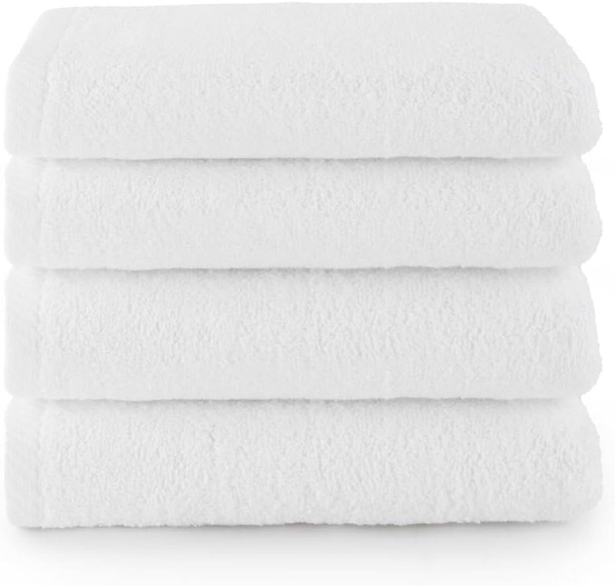 SnelShoppen - Top Towel Set van 4 Bidet Handdoeken - 100% Katoen, 400 g/m², Zacht en Absorberend, Perfect voor Badkamer, Make-up, Gelegenheden en Hygi