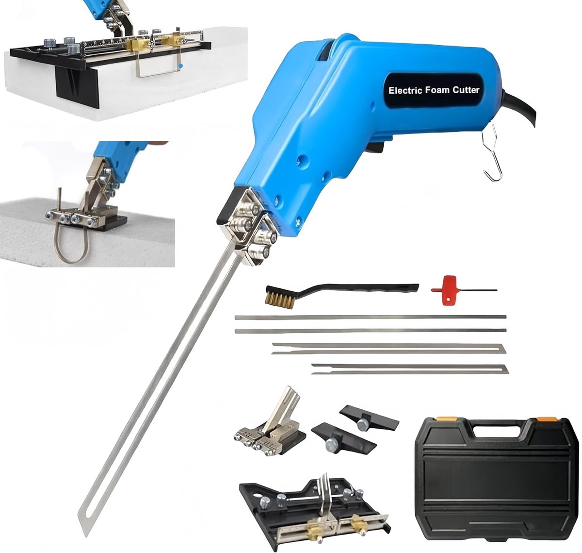 SnelShoppen Elektrisch Snijgereedschap Warmmes Schuimsnijder Foam Cutter 220V 200W Inclusief Verschillende Snijbladen en Gereedschap Voor Sc