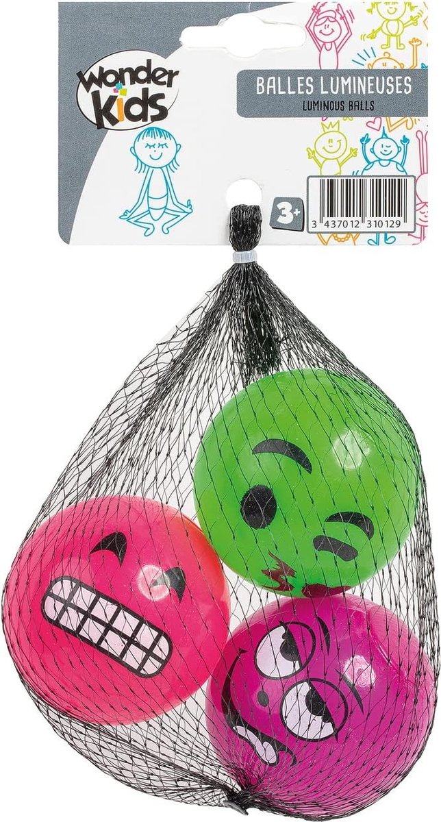 SnelShoppen - Set van 3 Reflecterende Ballen 55 mm - Voor Kinderen, Feesten, Tuin en Binnen - Speelgoed voor Creatief Spel, Beschikbaar in 2 Versies