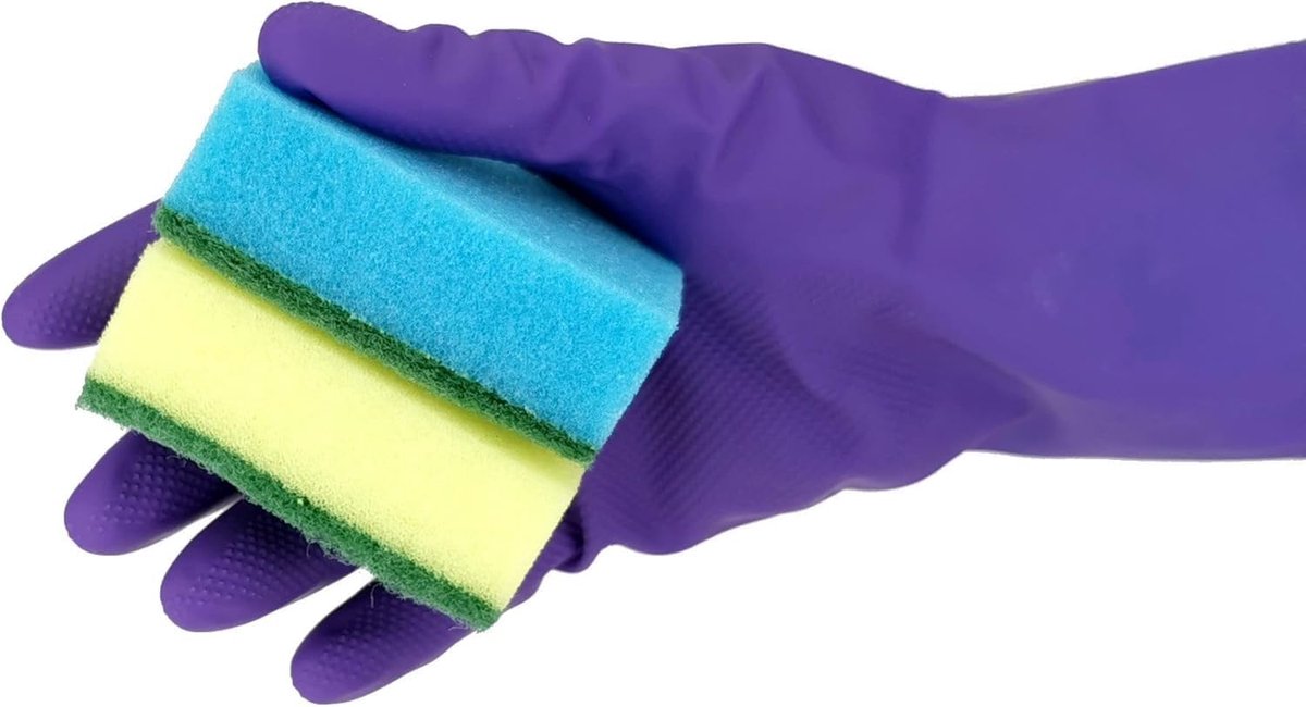 SnelShoppen - Set van 60 Keuken Sponsjes, Dubbelzijdige Schoonmaak Sponsen, 75 x 50 x 28 mm, Multifunctionele Schoonmaak Spons, Multi-Kleur, Ideaal vo