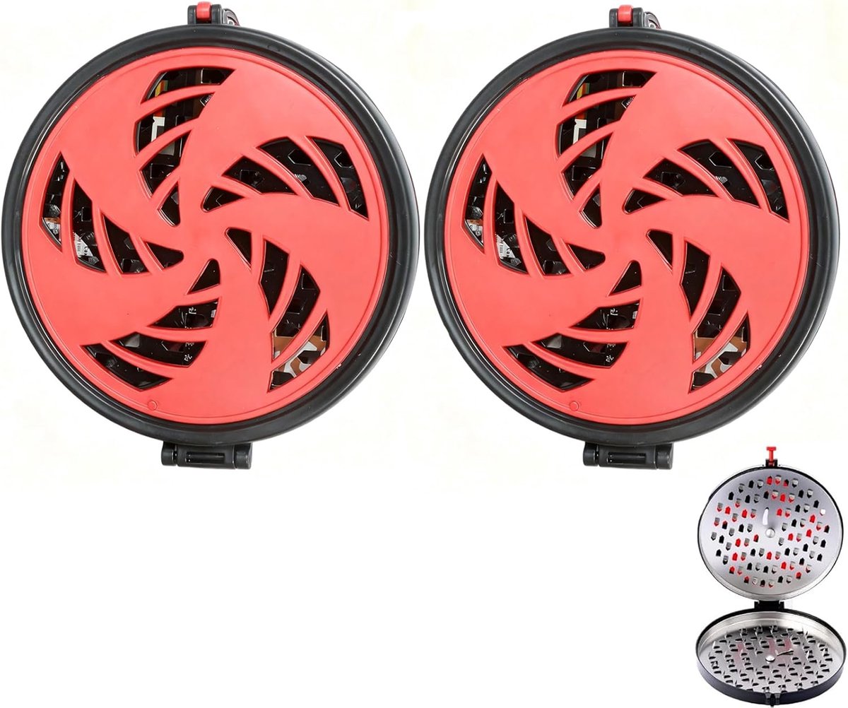 SnelShoppen - 2x Roestvrij Stalen Muggenspoelhouder voor Buiten, Camping, Tuin en Slaapkamer - Hoogwaardige, Corrosiebestendige Muggenspoelen - Handig