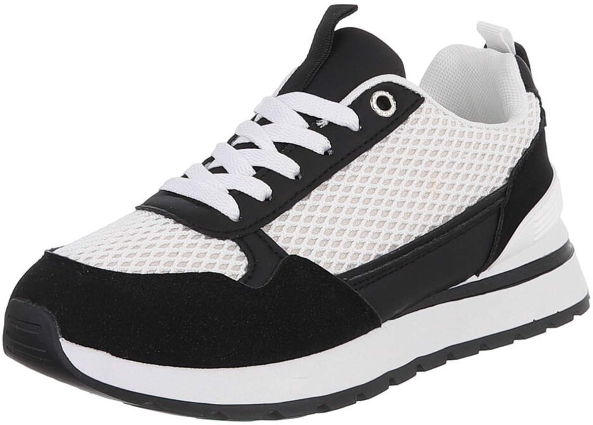 Sneakers - Vetersluiting en gaasdesign - Dames heren Mt:40