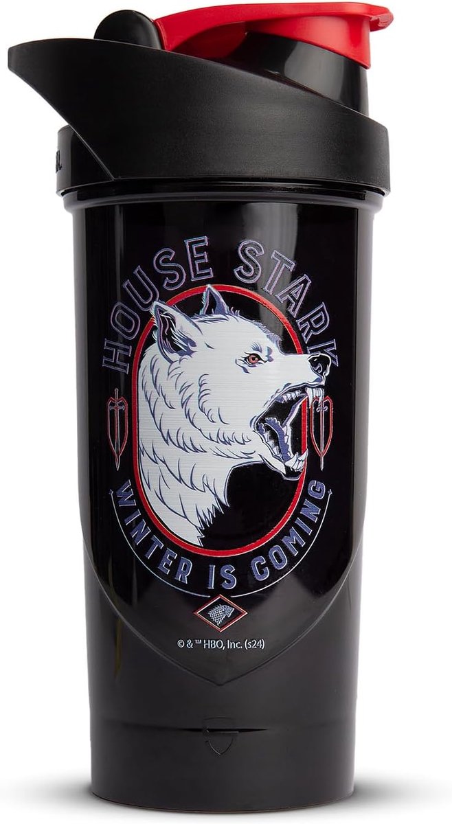 SnelShoppen - Hero Pro Classic Shaker 700ml - BPA Vrij - Fitness Drinkfles - Zwart - Sport Accessoires - Eiwit Shaker - Gym Bottle - Voor Training en