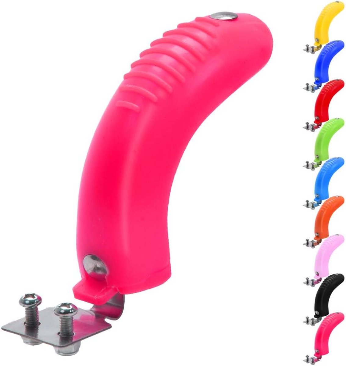 SnelShoppen - Achterremblokjes voor Scooter Vervanging, Geschikt voor Mini 3-in-1 Deluxe en Micro Mini, Hoogwaardige Metaal, Universeel, 1 Stuk
