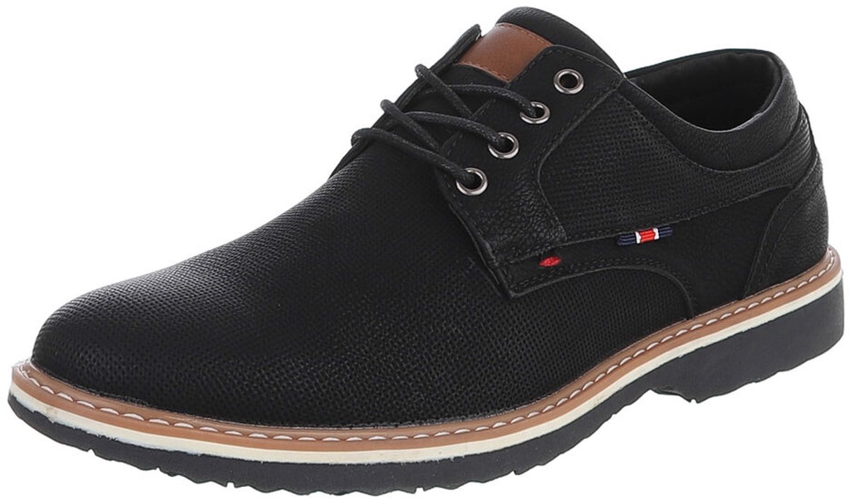 Herenveterschoen casual met profielzool Mt:41