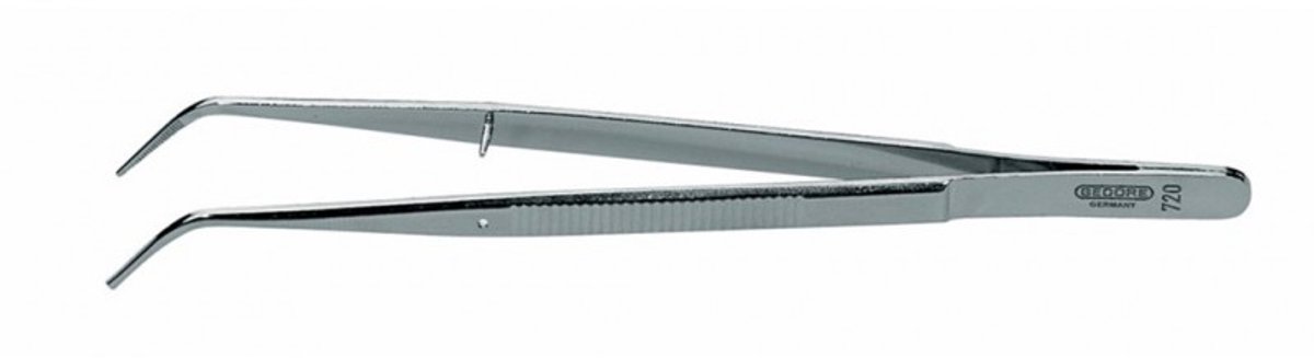 Bol.com Pincet 720 150mm Gebogen Punt aanbieding