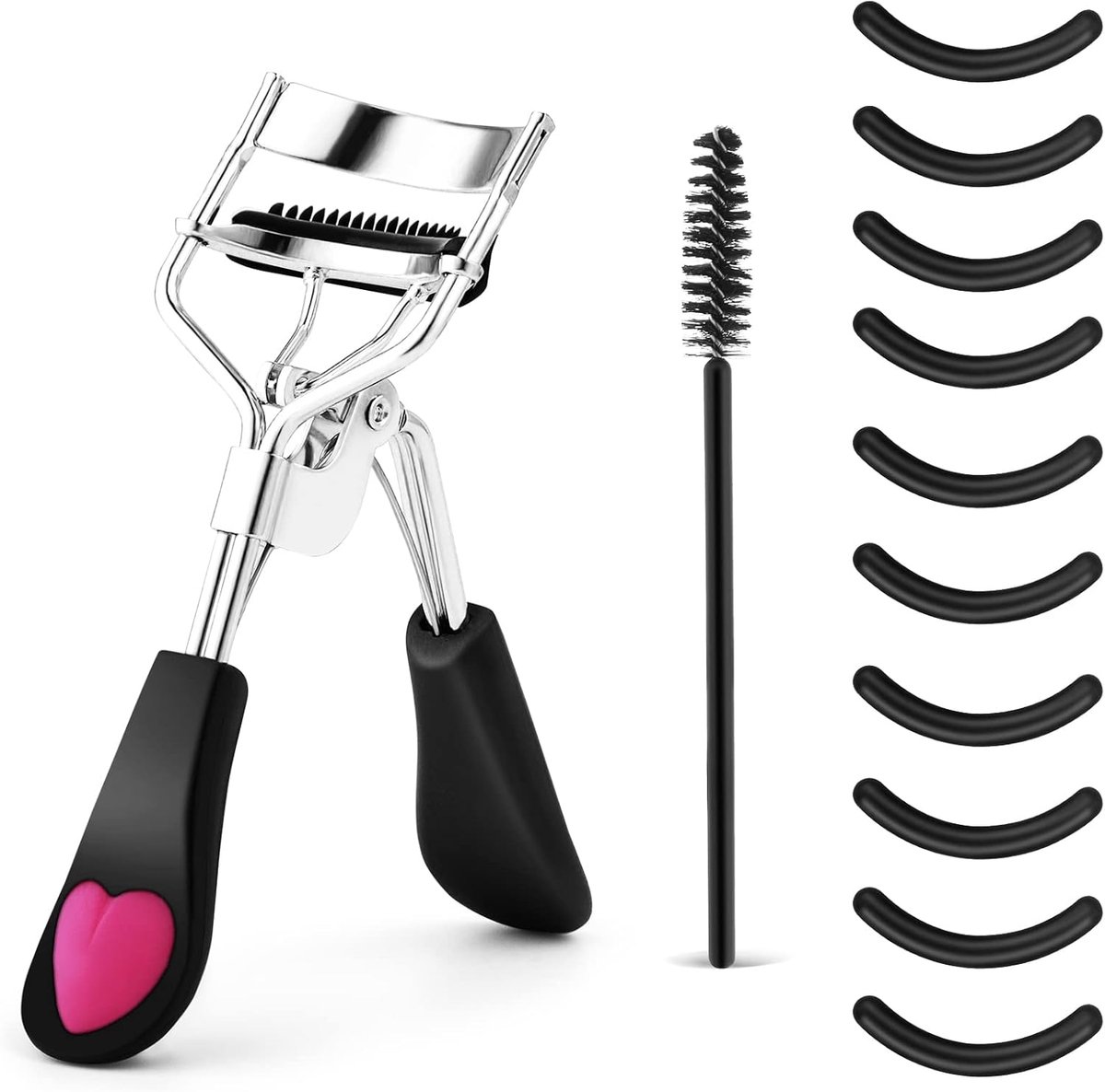 Thijox - 3 Stuks Wimperkruller Set - Professionele Make-up Tool - Niet Knijpen of Trekken - Langdurige Wimperkruller voor Alle Oogvormen - Inclusief 1