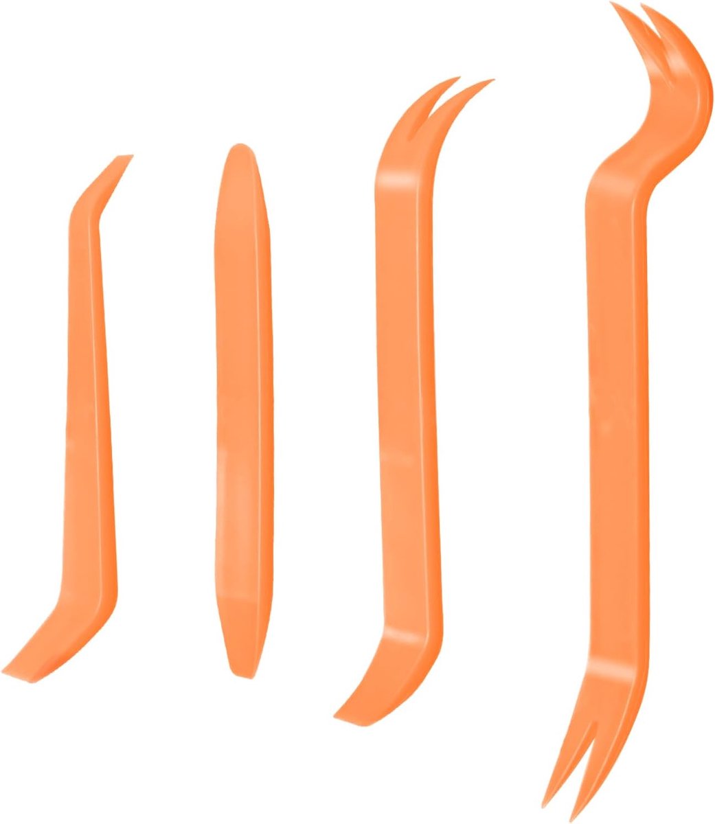 SnelShoppen - Car Repair Removal Tool Set - 4 Delige Set voor Demontage en Herinstallatie - Ergonomisch en Milieuvriendelijk ABS - Auto Accessoires -