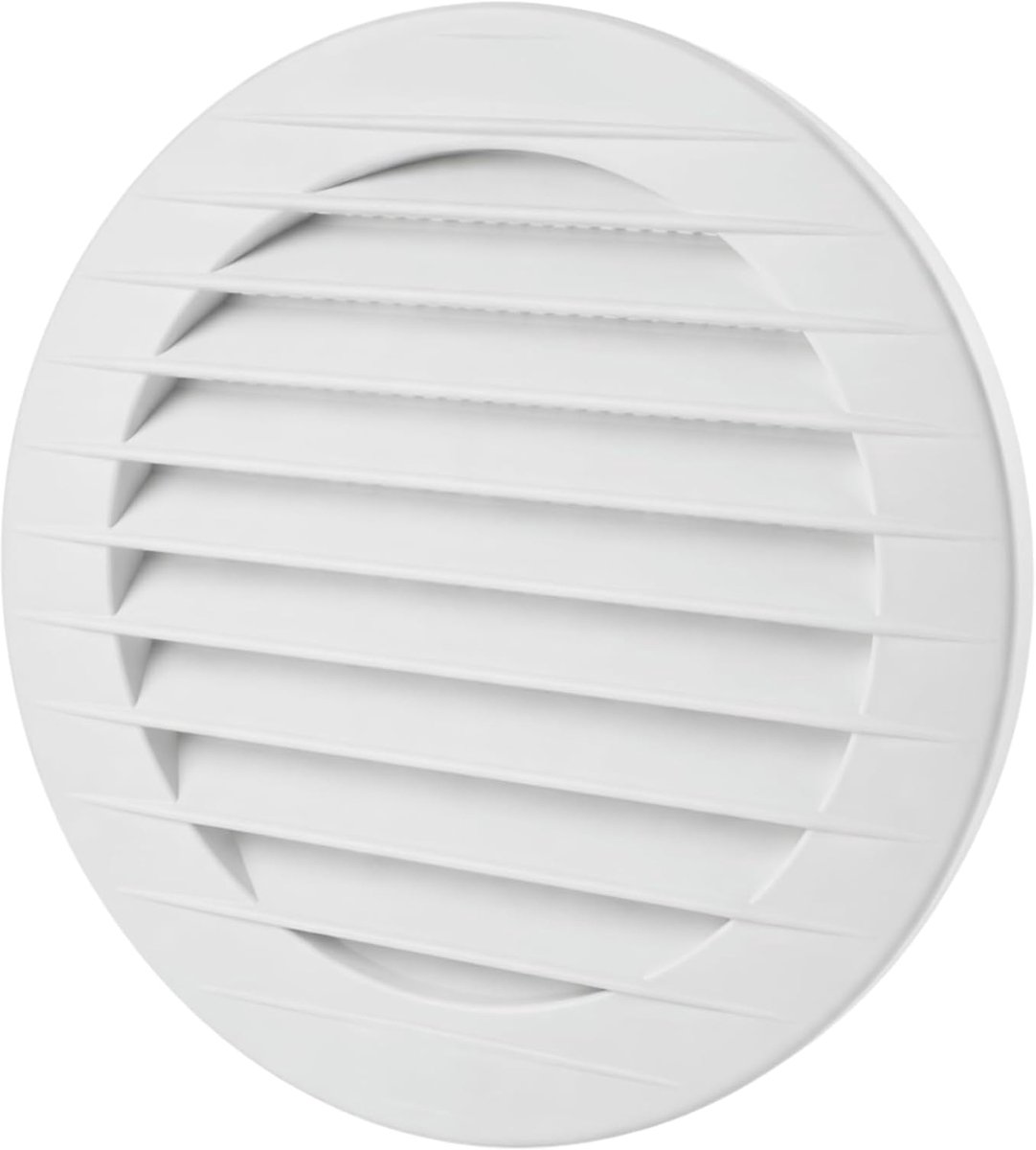 SnelShoppen - Ventilatie Rooster Rond Ø 90 mm Wit met Insecten Net, ABS Kunststof, Weerbestendige Insectbescherming voor Huizen, Tuinen en Keukens