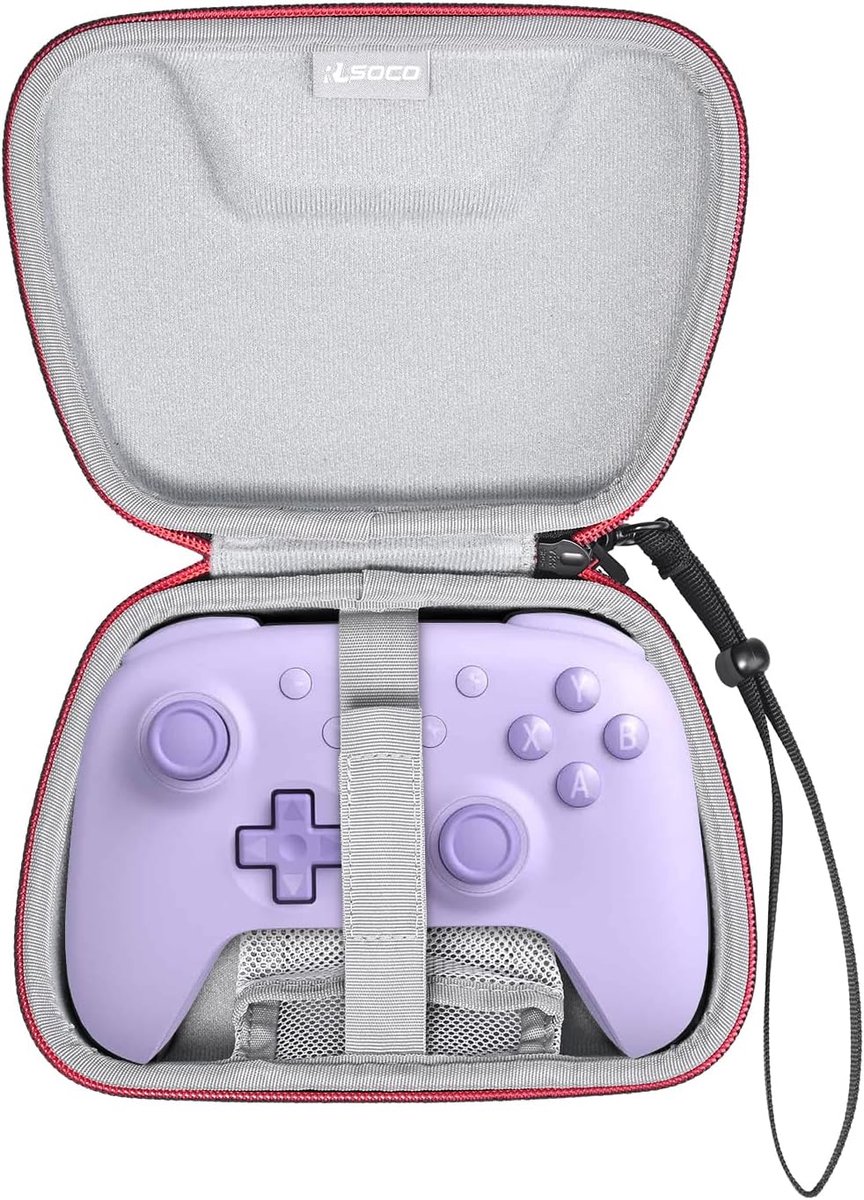 SnelShoppen - Case Cover voor 8Bitdo Ultimate 2C/64/Ultimate 2.4G Draadloze Controller - Hoge Kwaliteit EVA en 1680D Polyester - Perfecte Bescherming