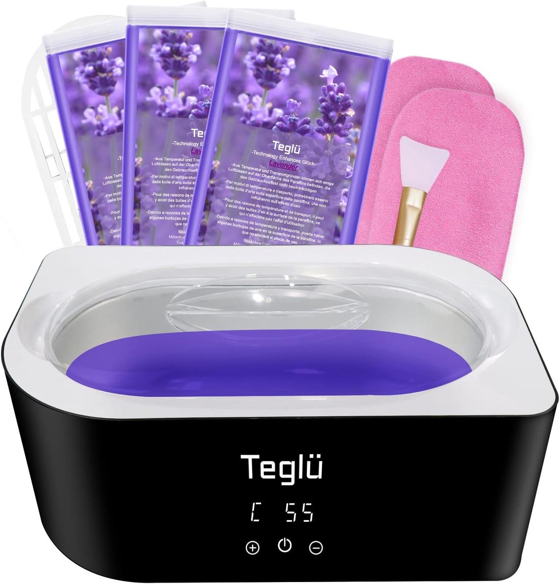 SnelShoppen - Teglü Paraffin Bath voor Handen en Voeten - Elektrische Paraffinebad met 4L Capaciteit, Snelle Verwarming, Ideaal voor Thuisgebruik, Per
