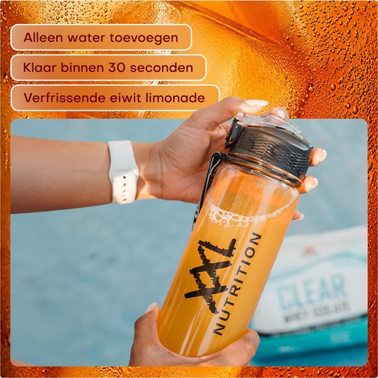 XXL Nutrition - Clear Whey Isolate - Aardbei Kers - Eiwitpoeder - 1000 g van XXL Nutrition — afbeelding 5