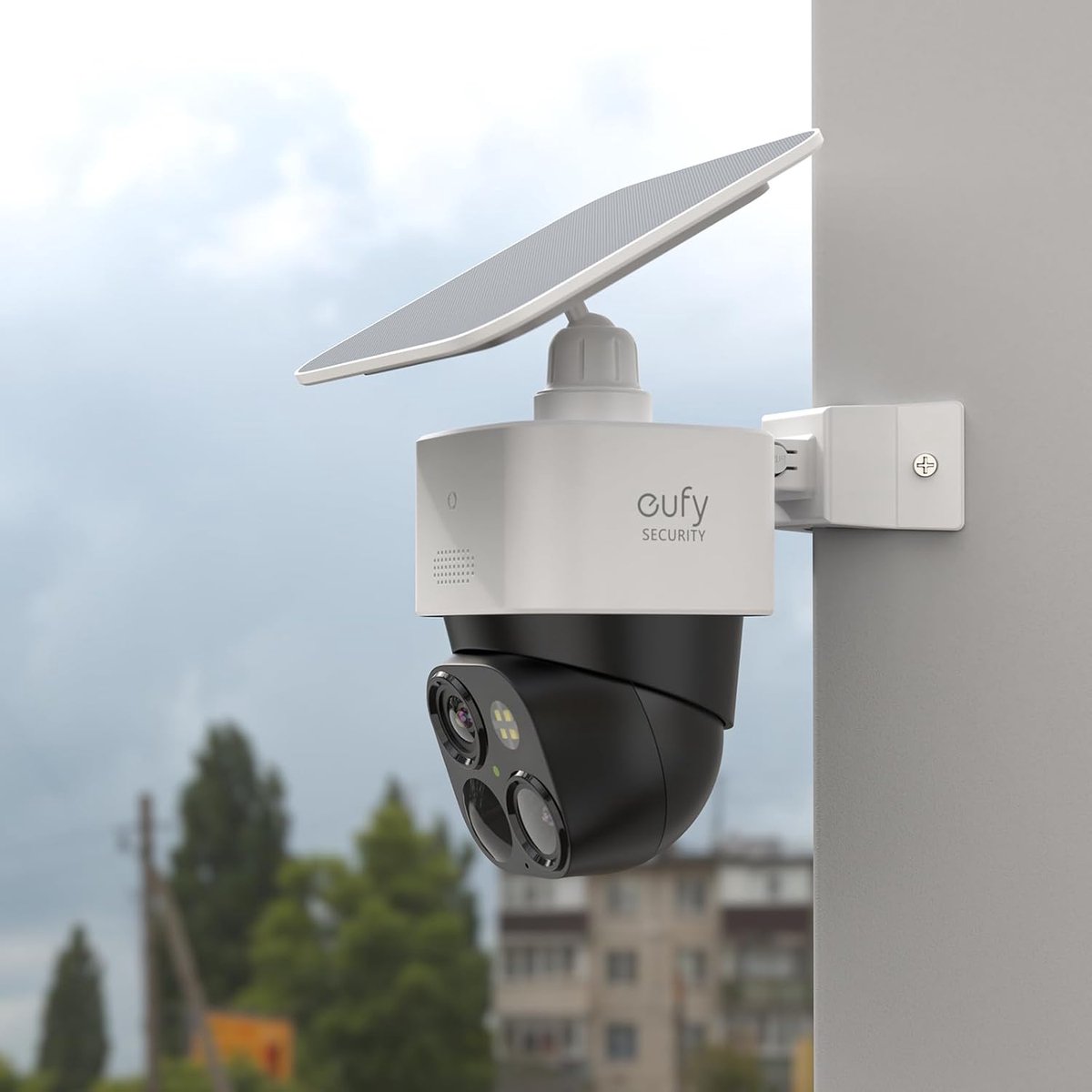 SnelShoppen - 90° Wandhoekhouder voor Eufy Beveiligingscamera, Stevige Muurbeugel, Perfecte Pasvorm, Snelle Installatie, Geschikt voor Binnengebruik,