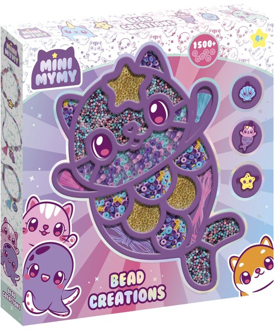 Totum Mini MyMy Kralen set voor armbandjes maken - 1500+ kralen - Speelgoed Kinderen - Knutselen - Voor meisjes - Vanaf 4 jaar