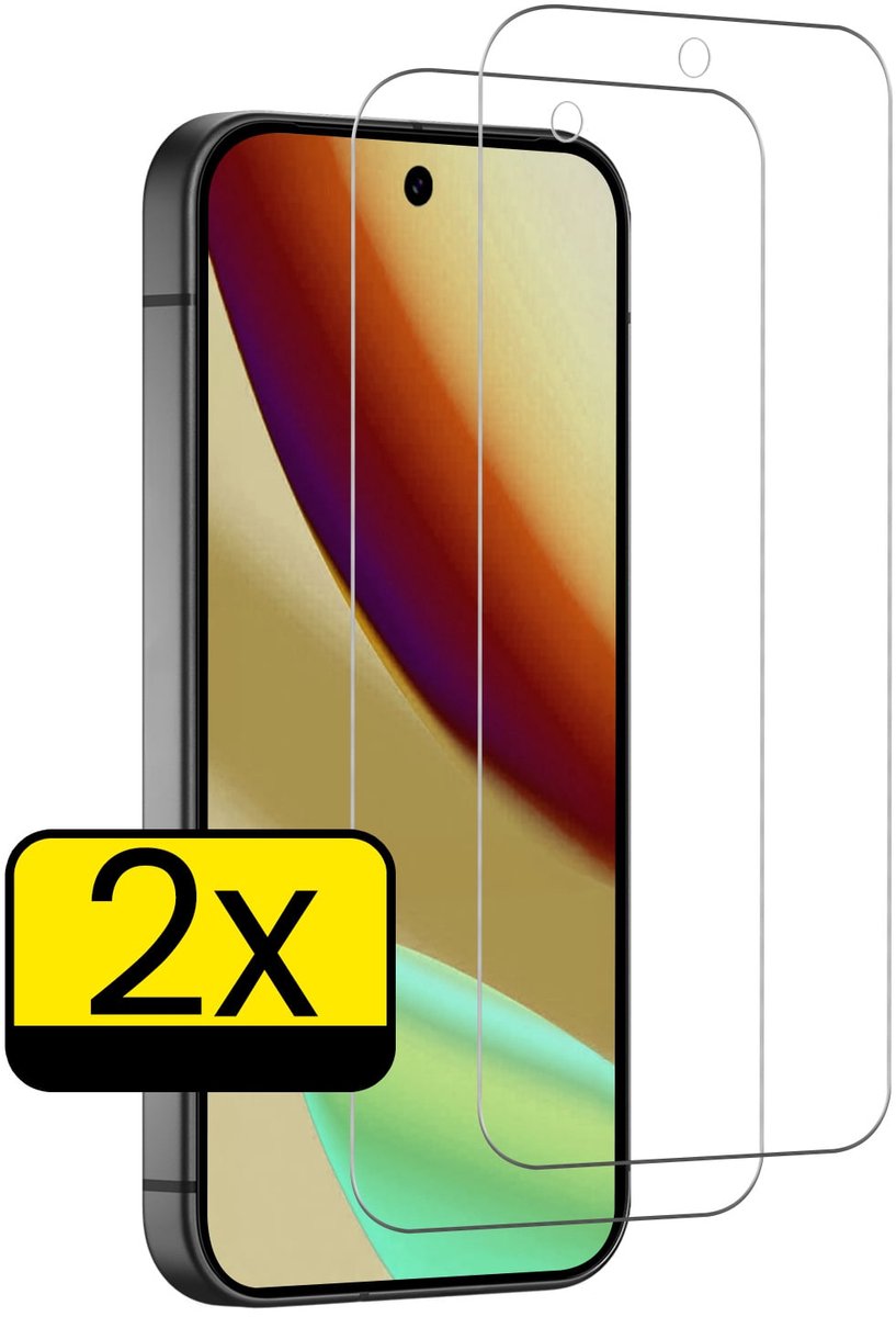 Screenprotector - Geschikt voor Google Pixel 11 - 2 Stuks - Extra Sterk - Beschermglas - Gehard Glas - Tempered Glass - Screen Protector
