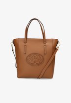 Fred De La Bretoniere - Peggy Shopper Generfd Leer Licht Cognac - Maat One Size