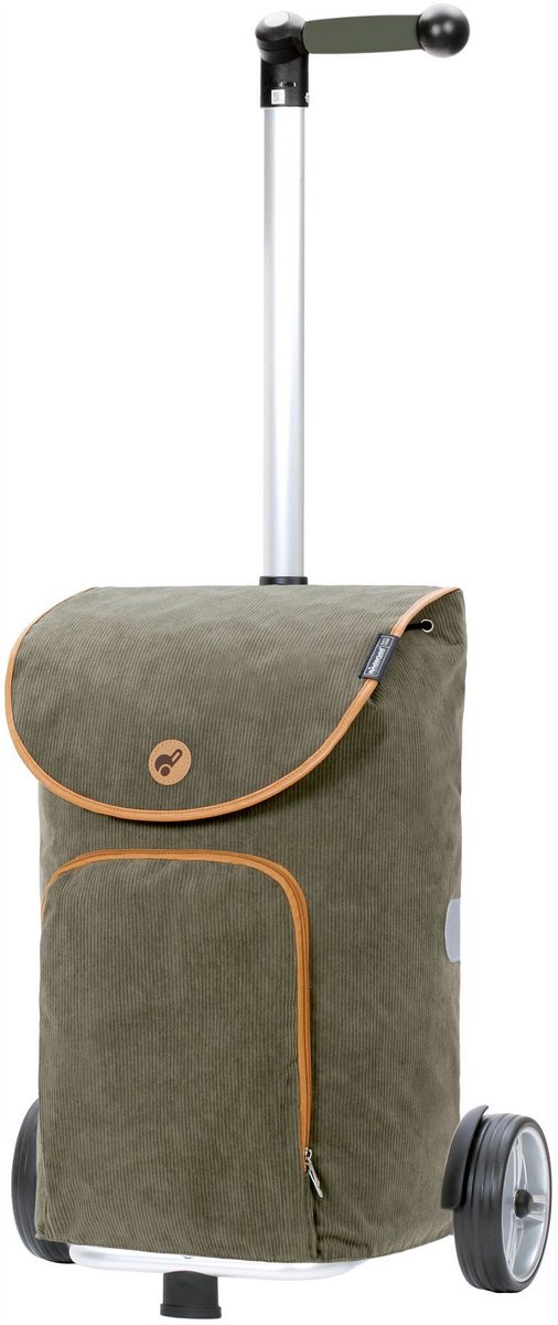 Andersen Shopper Unus Shopper Marta Winkelwagen 59 cm - 45 L - olive