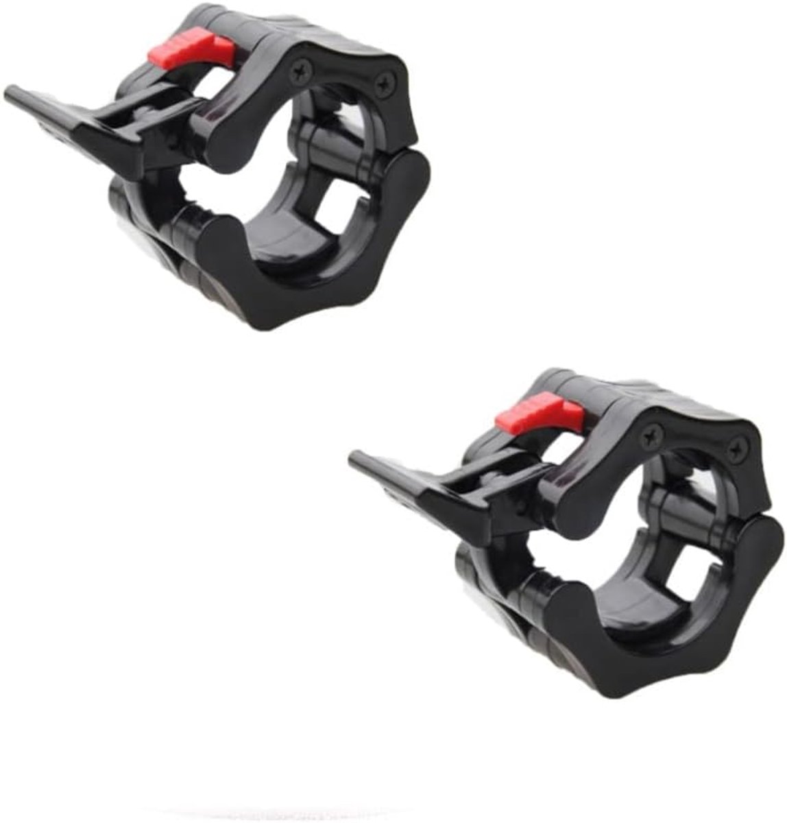 SnelShoppen - 50mm Dumbbell Clamps - 2 Stuks Dumbbell Locks voor Gewichtstraining - Snelsluiting, Nylon, Perfect voor Krachttraining, Thuis Gym, Sport