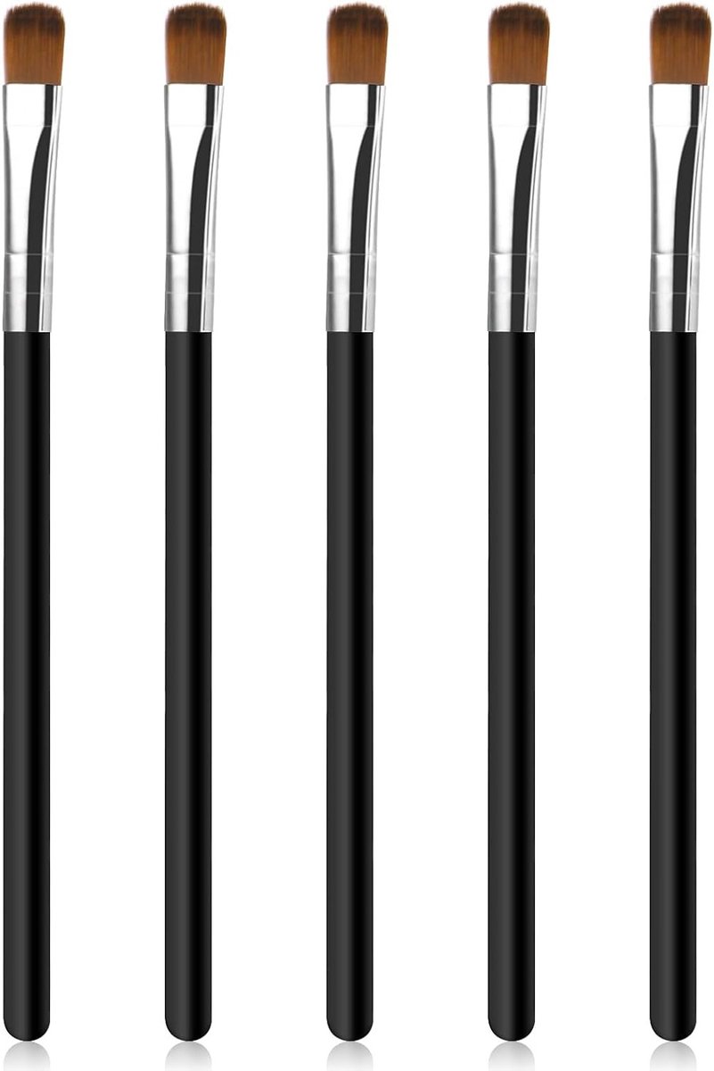 Dailygoods- Wenkbrauwborstel Set - 5 Stuks Oogschaduwkwasten