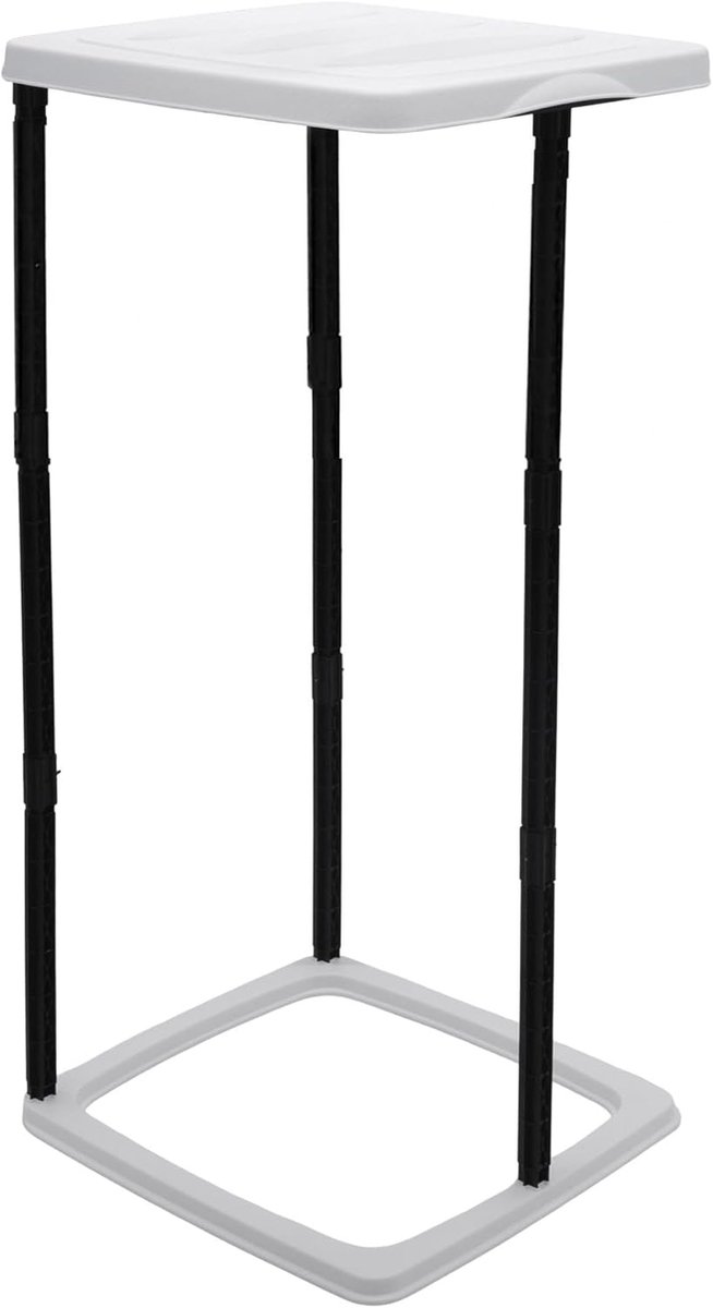 SnelShoppen - Spetebo Waste Bag Stand Wit - 60 Liter - Afvalzak Houder - Ideaal voor Gele Zak - Makkelijk in Te Hangen - Duurzaam Plastic