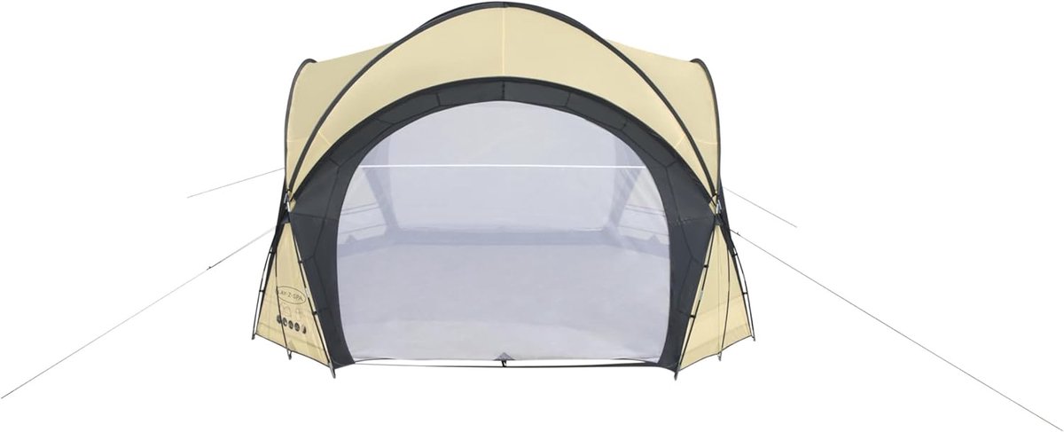 SnelShoppen - Lay-Z-SPA Pool Covers en Accessoires Beige - Bescherming voor Spa en Zwembad tot 12 inch - Inclusief Pavilion, 4 Zijpanelen en Muggennet