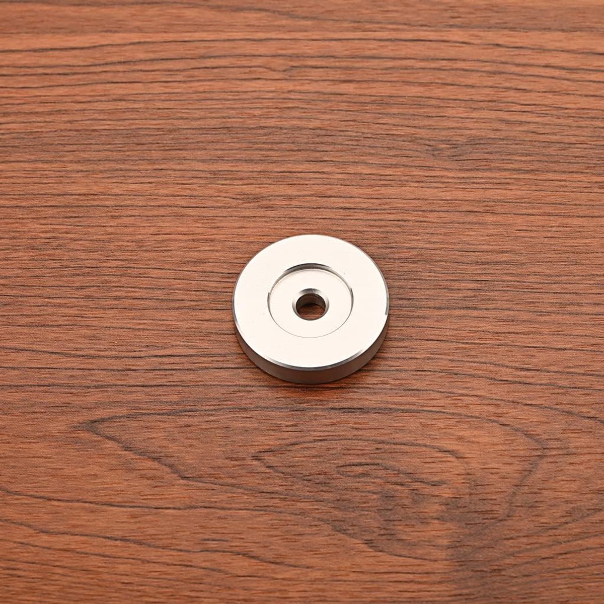 SnelShoppen - 45 RPM Platenadapter Aluminium - 7" Vinyl Record Dome voor Platenspelers - Verbeterde Geluidskwaliteit - Ideaal voor Thuis en DJ Gebruik