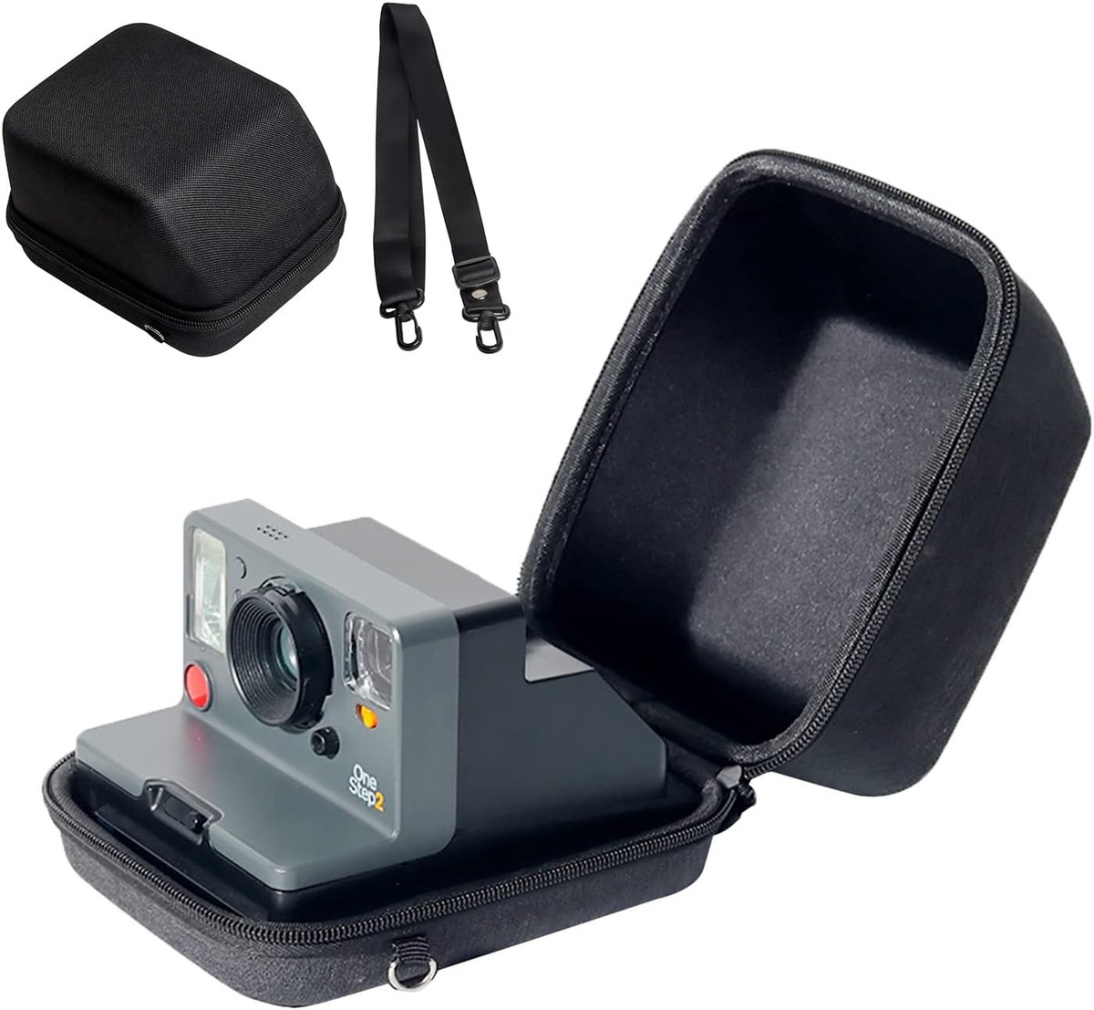 SnelShoppen - Hartschalentasche voor Instant Camera - EVA Schutshoes voor OneStep 2, OneStep+ Plus, Now, Now+ Plus - Zwart, Perfecte Pasvorm, Ideaal v