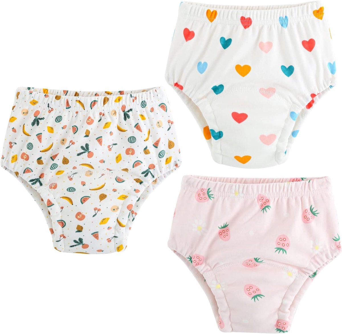 3-Pack Ademende Potty Training Broekjes voor Peuters - Comfortabele Onderbroeken voor Zindelijkheidstraining en Zacht Materiaal