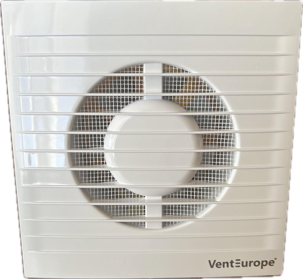 SnelShoppen - Refined Badkamer Ventilator 100 mm Wit 90 m³/h 35 dB Afzuigventilator 14 W IP24 Stille Badkamer Wand- en Plafondmontage met Schroeven