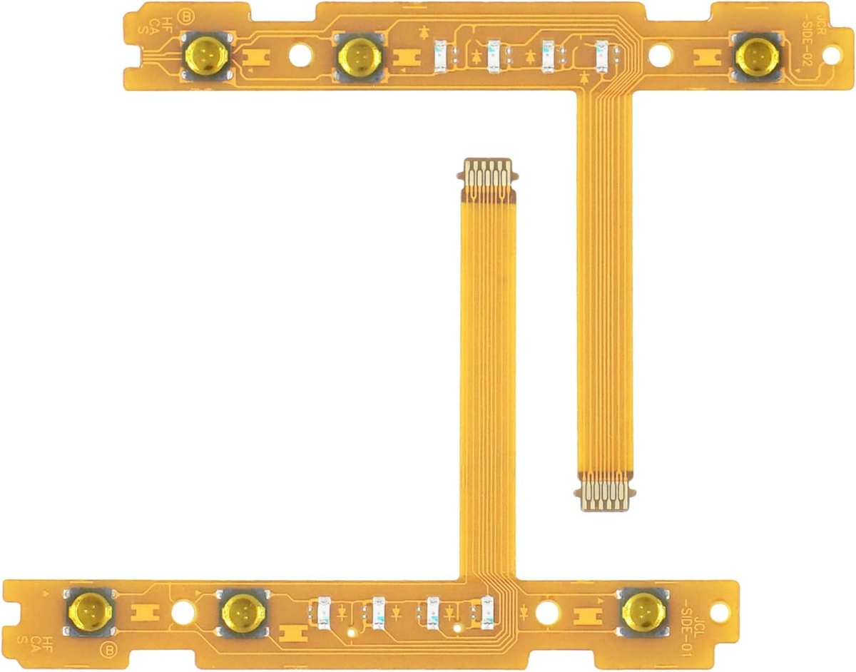 SnelShoppen - Mcbazel SL/SR Sync Button Flex Kabel Set voor Nintendo Switch Joy-Con Controllers - Hoogwaardige Reparatie Accessoire voor Gamers