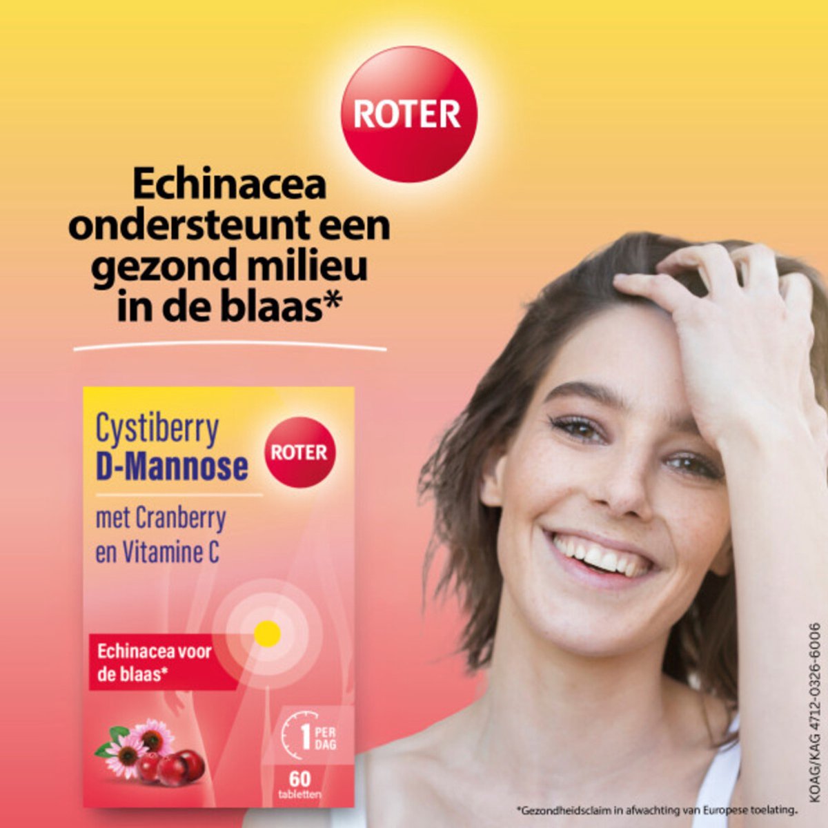 Roter - Cystiberry D-Mannose - 2 x 60 tabletten - Voordeelverpakking
