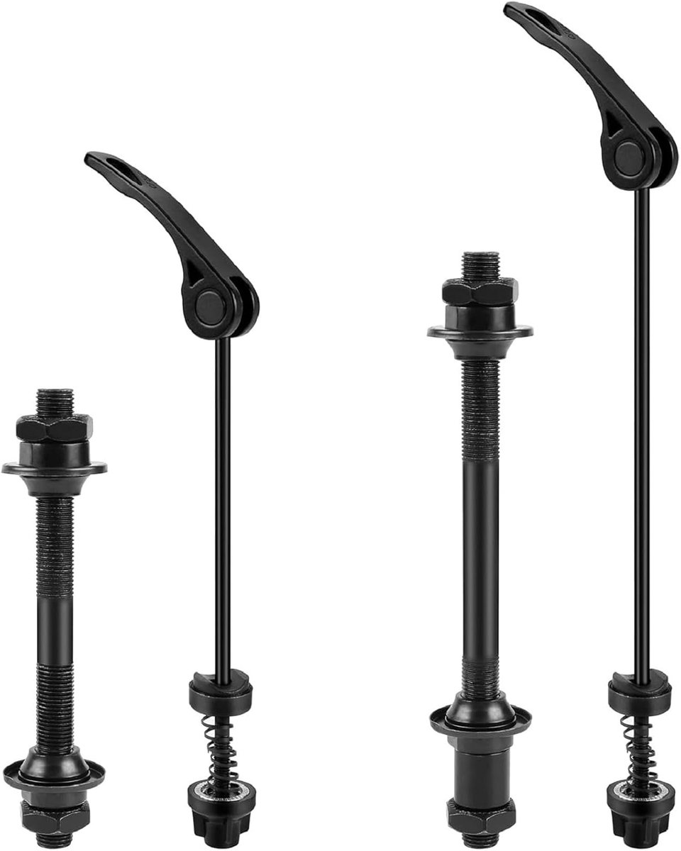 SnelShoppen - Fiets Hollow Shaft Quick Strap Set - Voor Voor- en Achterwiel - 2-delige Set - Ideaal voor Mountainbike en Racefiets - Duurzaam en Licht
