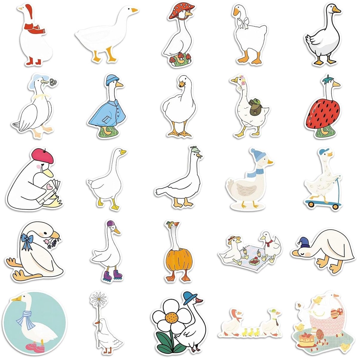 Waterdichte Vinyl Stickers Set voor Jongeren en Volwassenen, 50 Stuks voor Auto, Fiets, Skateboard en Laptop