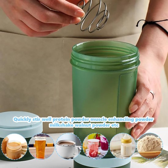 SnelShoppen - 3 Stuks Roestvrijstalen Schudbal - Zilveren Shakeball Mixerballen voor Eiwitdranken, Milkshake Blender, Fles Mixen, Duurzaam Keukenacces van Snelshoppen — afbeelding 4
