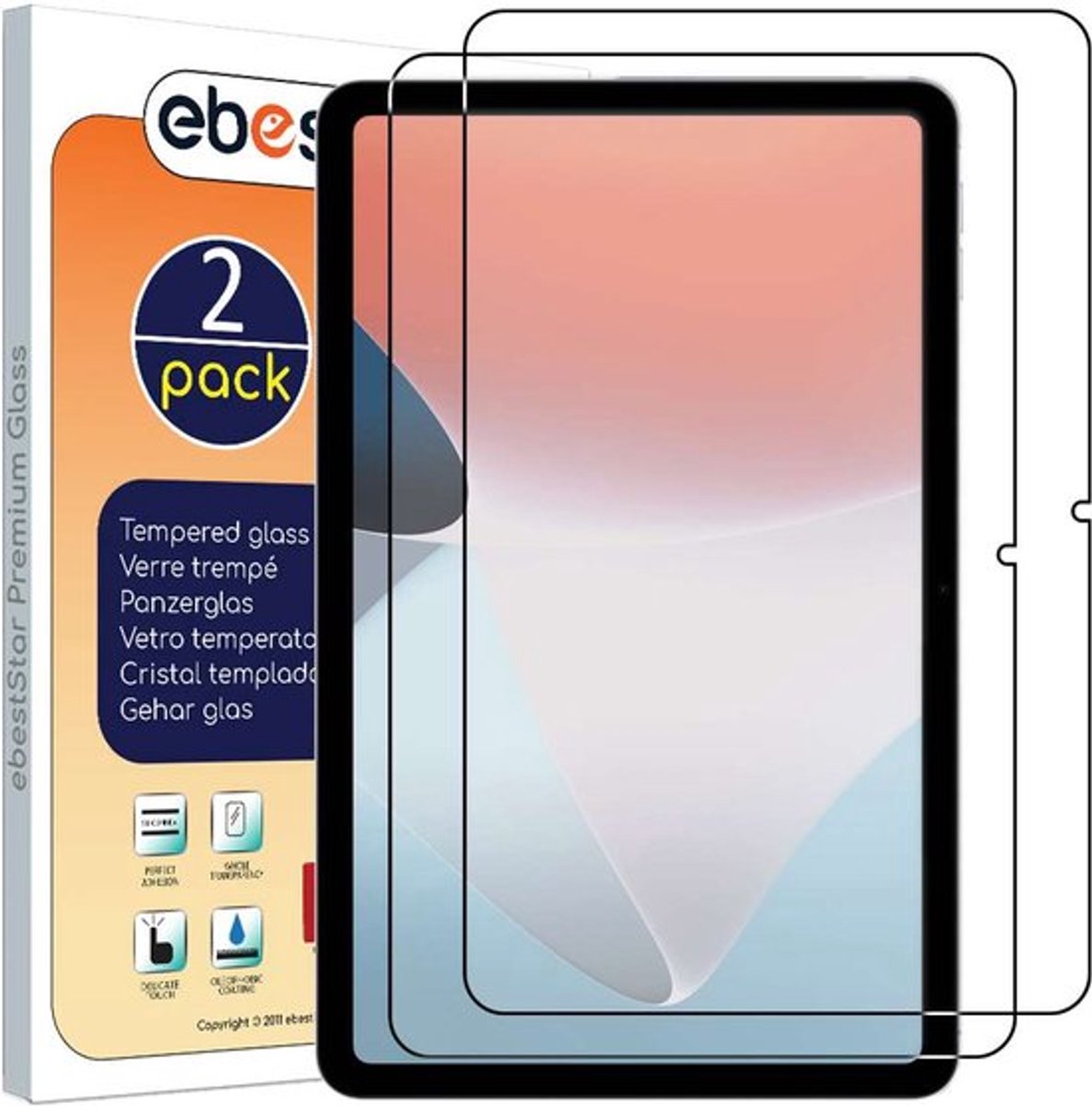 ebestStar - {2 Stuks} Gehard glas geschikt voor Oppo Pad Air, Screen Protector Cover, Schermbeschermer Tempered Glass