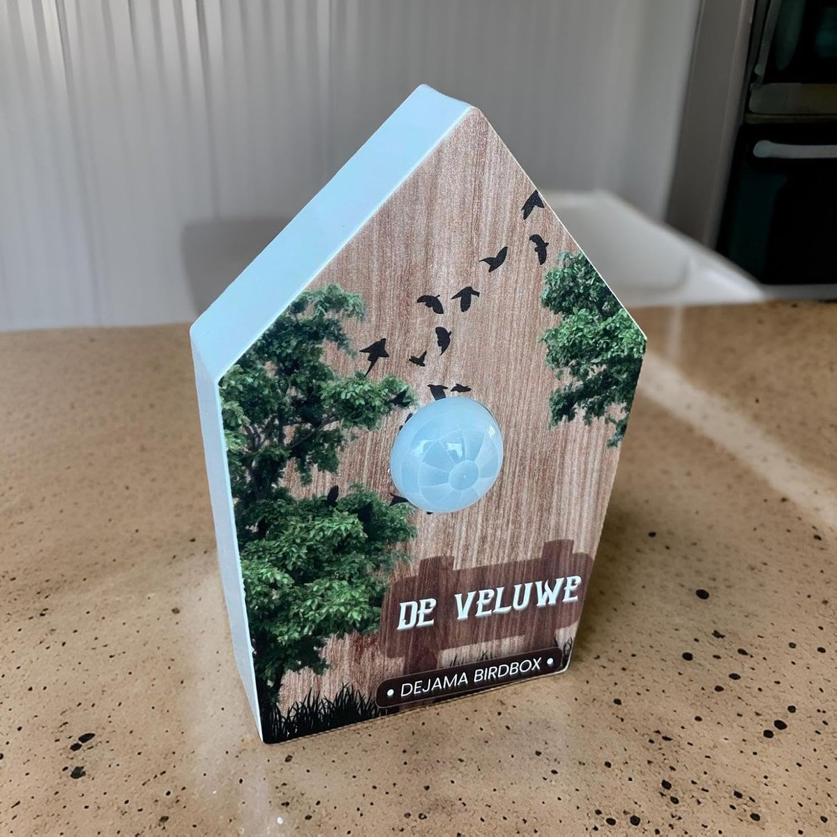 SnelShoppen - Veluwe Motion Detector Sound Box met Bewegingssensor voor Buiten, Vogelgeluiden, Tuin, Camping, Kinderen, Natuurlijke Geluiden