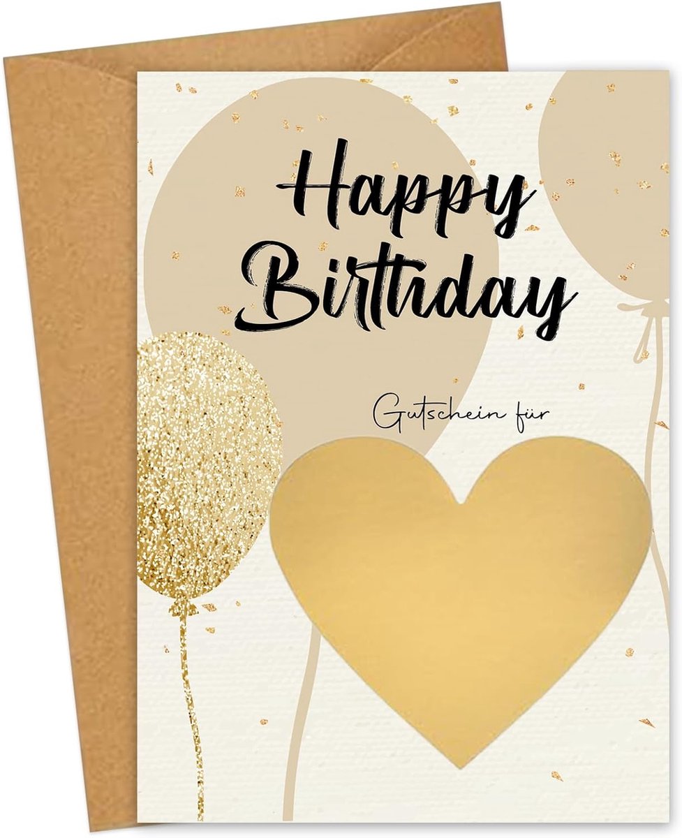 SnelShoppen - JOYEASE Voucherbon Verjaardag - Perfect Cadeau voor Feestdagen, Persoonlijke Ervaringen, Flexibel Gebruik, Geschikt voor Alle Leeftijdsg