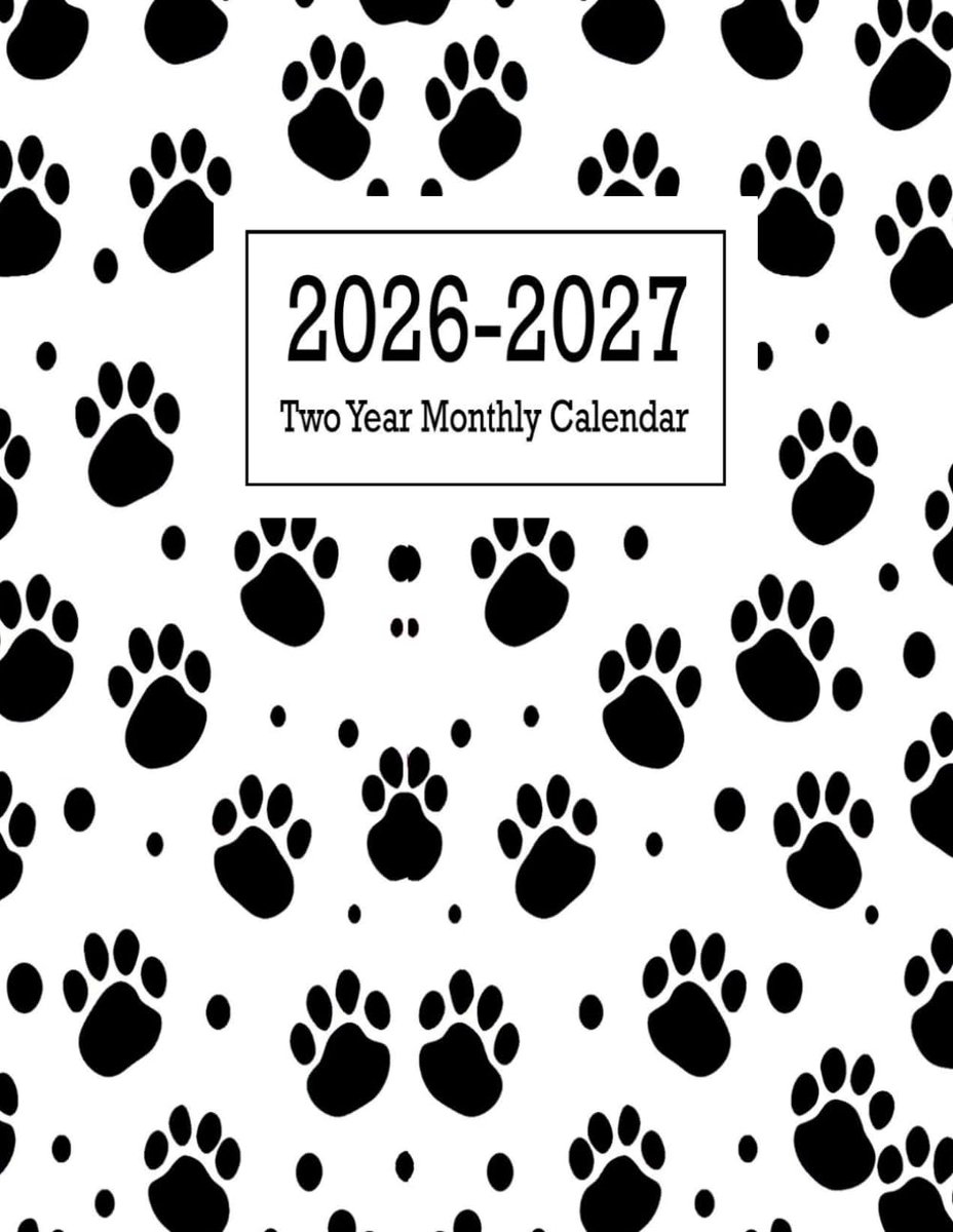 SnelShoppen - 2026-2027 Maandkalender - Twee Jaar - Januari 2026 tot December 2027 - Met Feestdagen en Motivatie Quotes - Grote Formaat 8.5 x 11 Inch