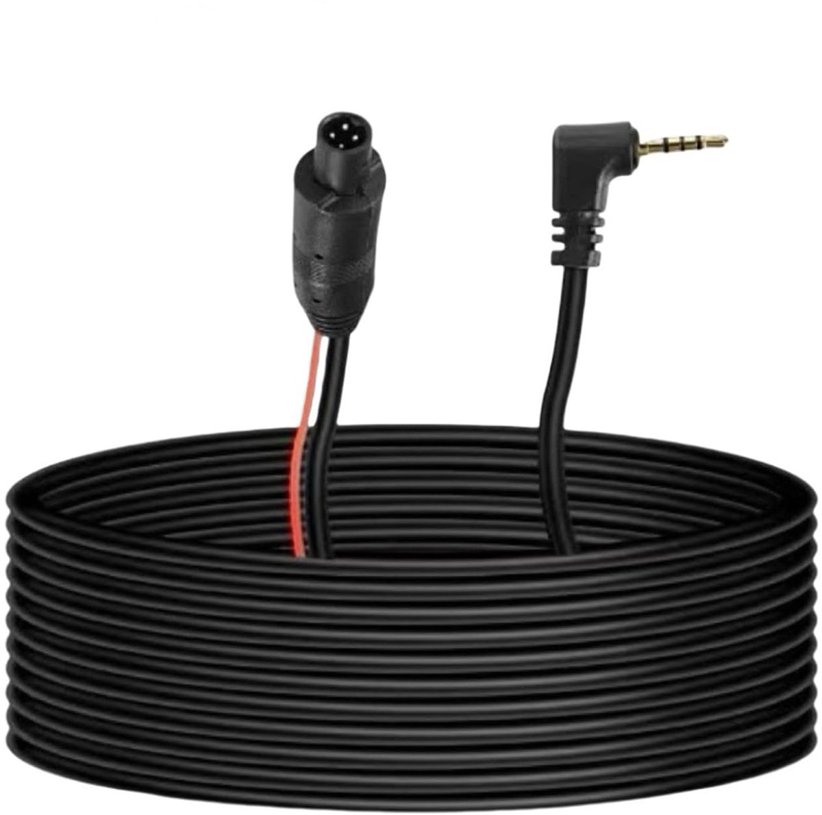 SnelShoppen - 4 Pin Dash Cam Kabel voor Achteruitrijcamera, 9.5 m Lang, 4 Pin Plug naar 2.5 mm Plug, Dashcam Verlengkabel, Vervangingskabel, Auto Came