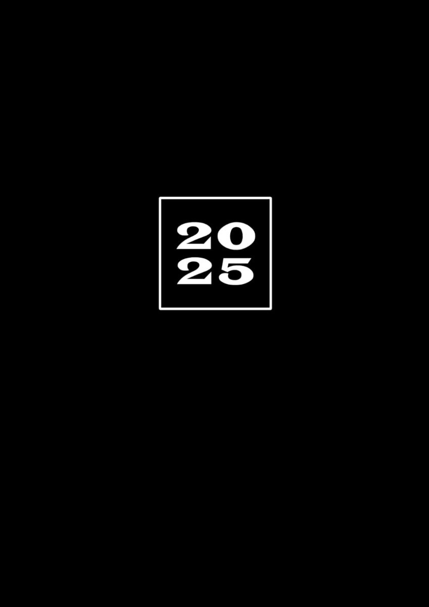 SnelShoppen - 2025 A4 Kalenderboek met Uren | 1 Week op 2 Pagina's | Tijdgebonden Planner | Agenda voor Werk & Studie | Zwart | Perfect voor Organisat