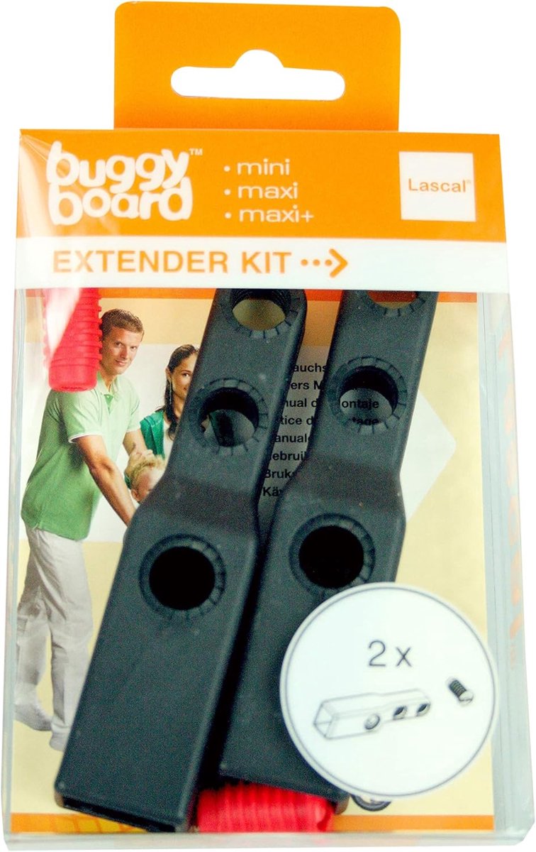 SnelShoppen - Lascal Arm Extensions voor Buggy Board Mini - Uitbreidingsset voor Kinderwagen - Past op 99% Buggies - Stevig en Duurzaam - Ideaal voor