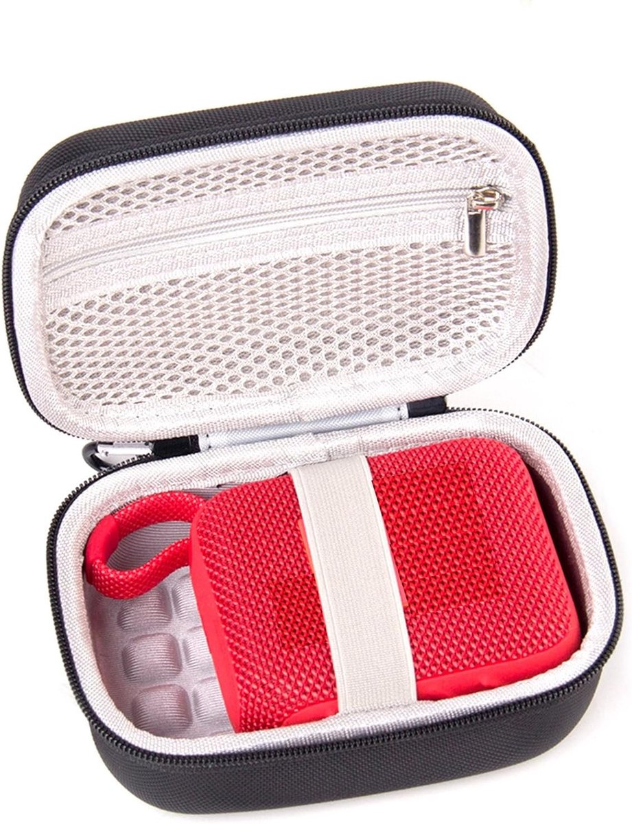 Draagbare Bluetooth Speaker Beschermhoes, Schokbestendig en Waterdicht EVA Opbergtas voor Reizen, Buitenactiviteiten en Veilige Vervoer