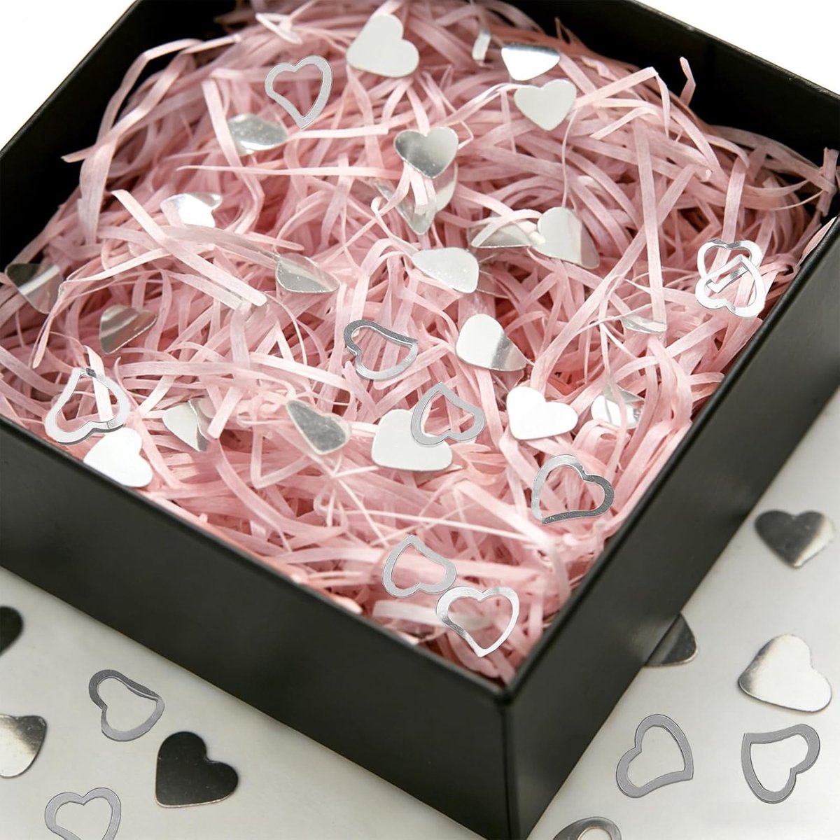 SnelShoppen - Roze Versnipperd Tissuepapier voor Geschenkdose - Zacht, Veilig en Decoratief - Perfect voor Verjaardag, Kerst, Pasen, Valentijn en Meer