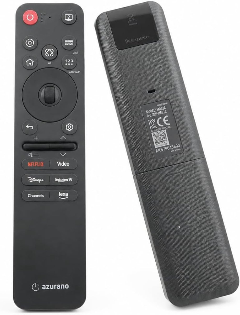 SnelShoppen - Vervangende Afstandsbediening voor LG Magic Voice, MR25GA, AKB76046603, Direct Gebruik, Kwaliteitsvol, Compatibel, Handzaam en Betrouwba