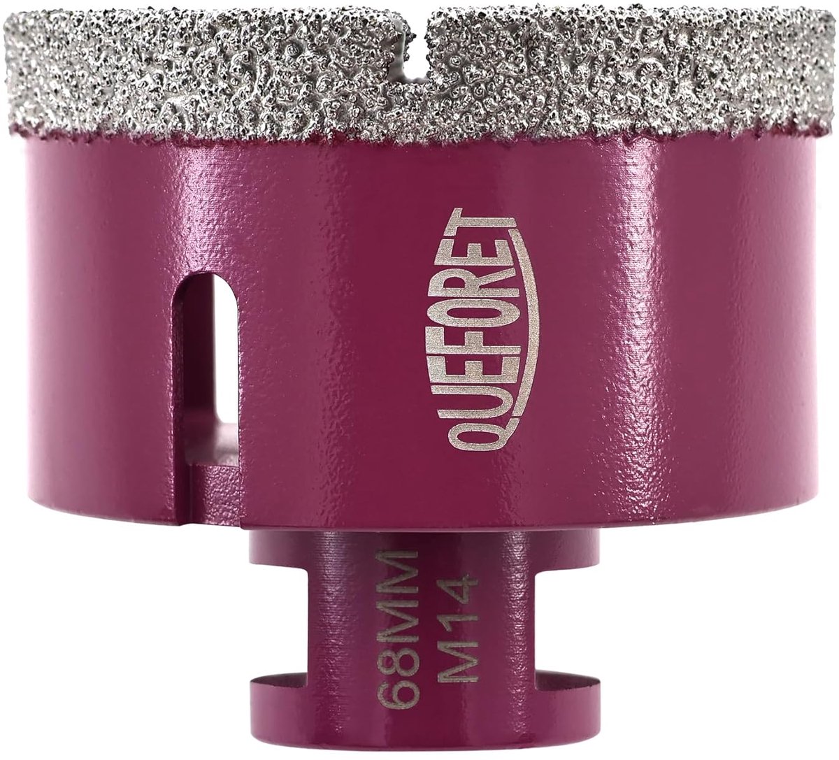 SnelShoppen - Diamond Boor Bit 68mm x M14 - Diamantgatzaag voor Tegels, Porselein, Marmer en Graniet - Hoogwaardige Kwaliteit, U-groef Koeling