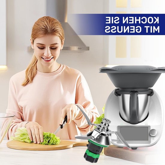Vervangingsmes voor Thermomix TM6/TM7 - roestvrijstalen mixmes met afdichtring, keukenaccessoires en reserveonderdeel voor optimale kookprestaties — afbeelding 4